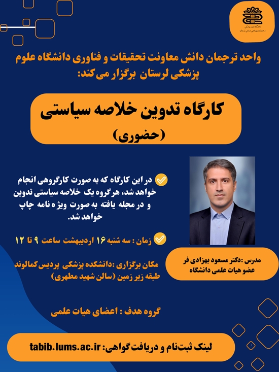 خلاصه سیاستی